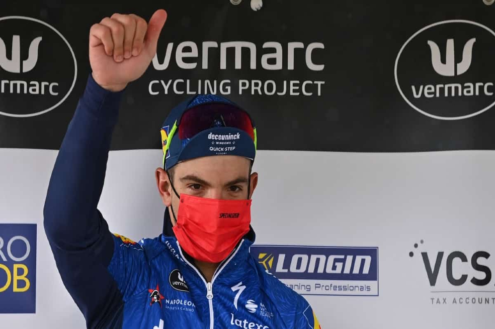 Álvaro Hodeg, segundo en la primera etapa del Tour de Polonia