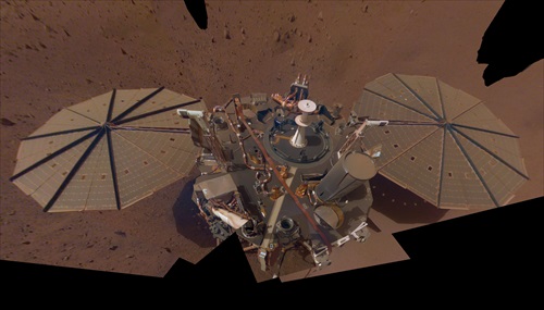 Nave InSight, de la NASA, podría quedar enterrado en el polvo de Marte