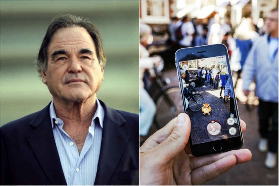 «Ustedes asisten a una nueva forma de sociedad robot”: Oliver Stone sobre Pokémon Go