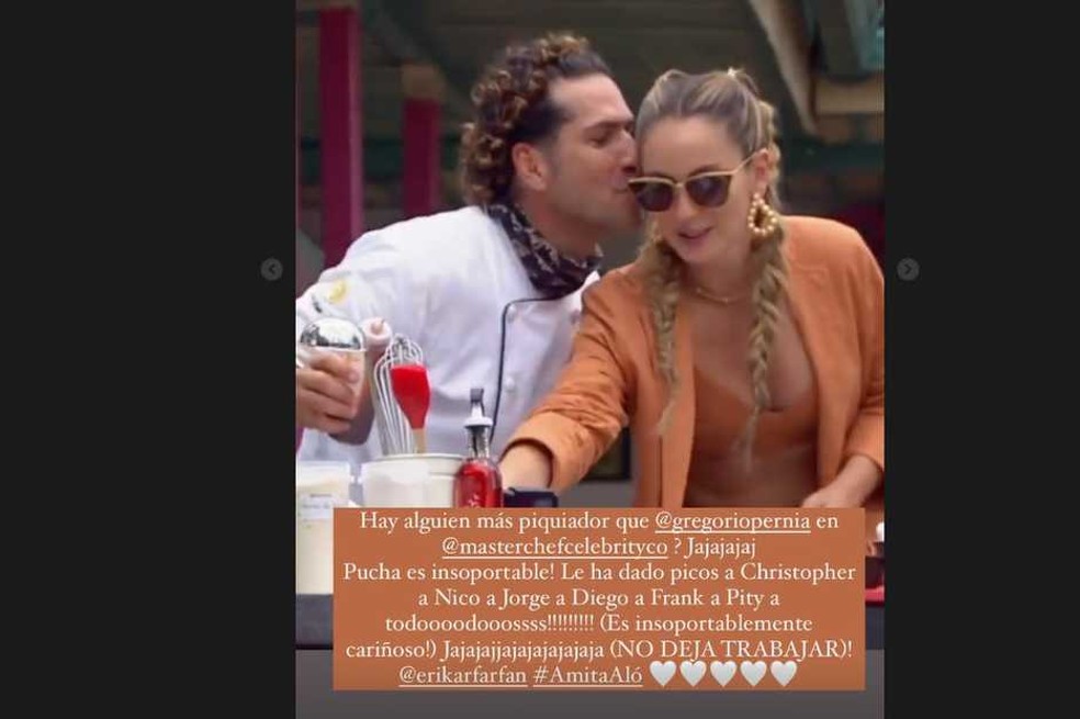 La presentadora del reality culinario se sinceró, y se refirió a la actitud de uno de los famosos de esta temporada.