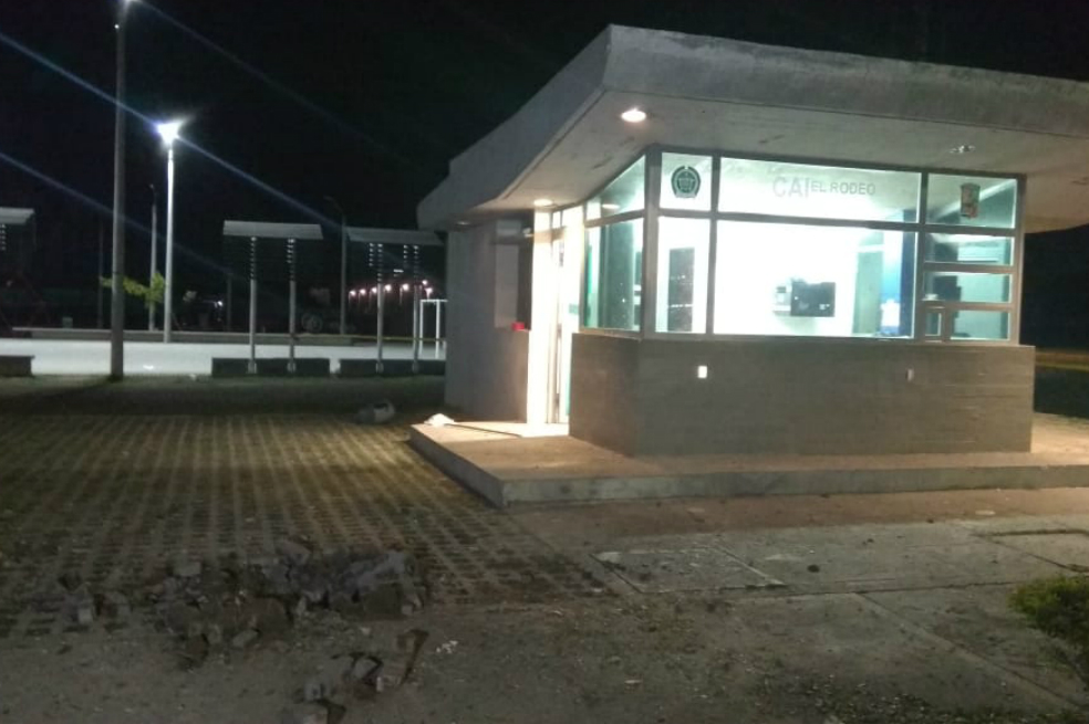 Ataque con granada a un CAI de Policía en Jamundí, Valle del Cauca