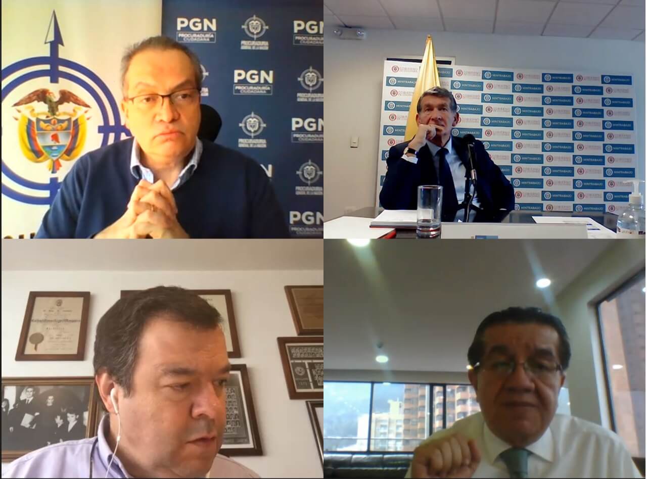 Procuraduría y Defensoría del Pueblo advierten al gobierno sobre las condiciones de los trabajadores de la salud