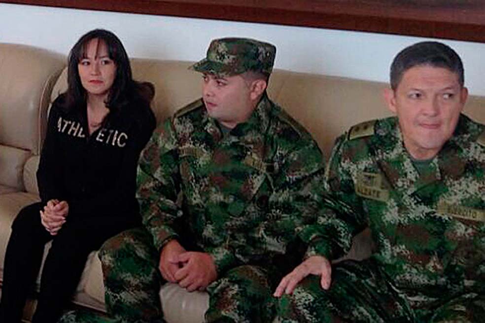 Primeras imágenes de la liberación del general Alzate
