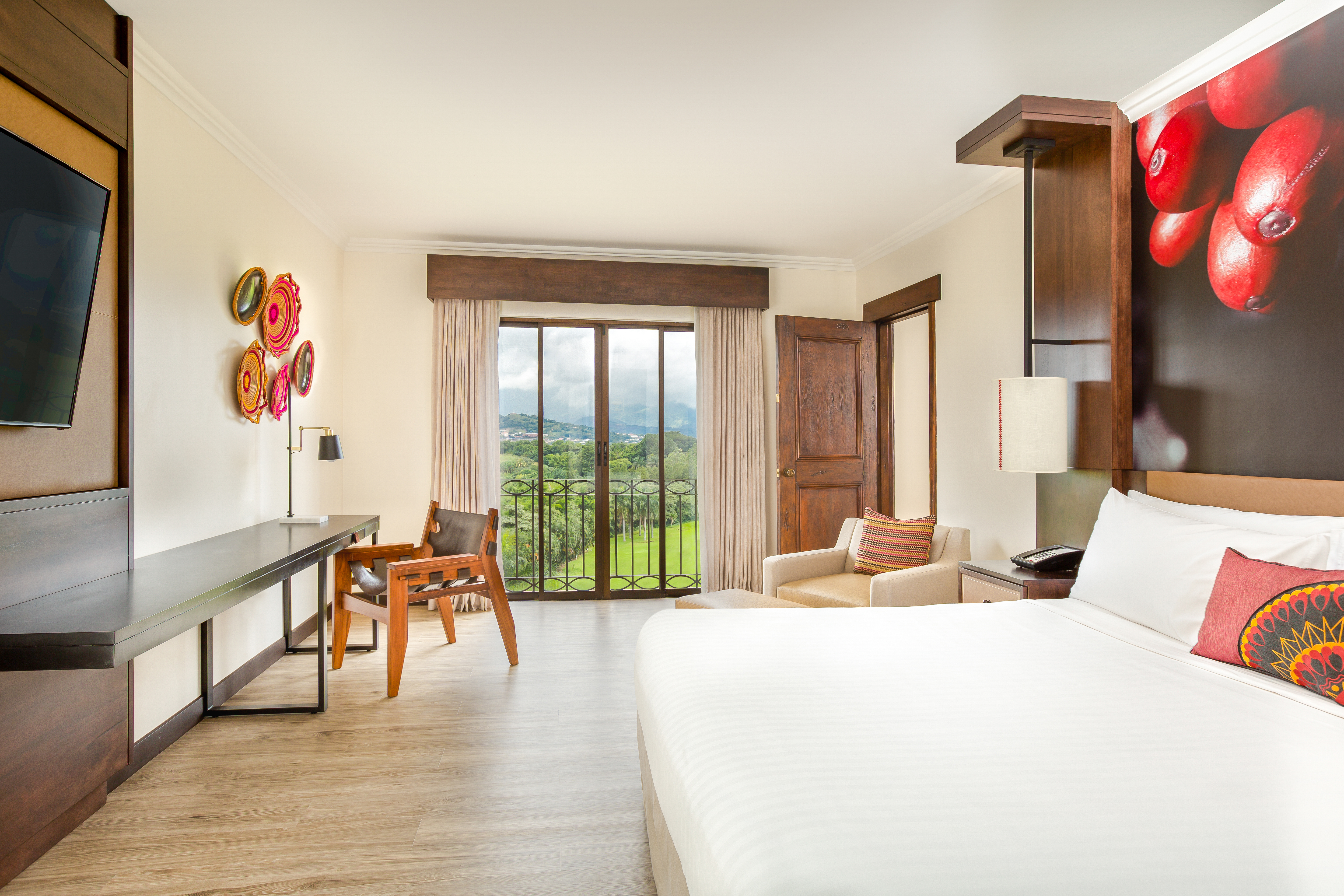 Costa Rica Marriott Hacienda Belén
cuenta con 289 habitaciones y 10 suites.