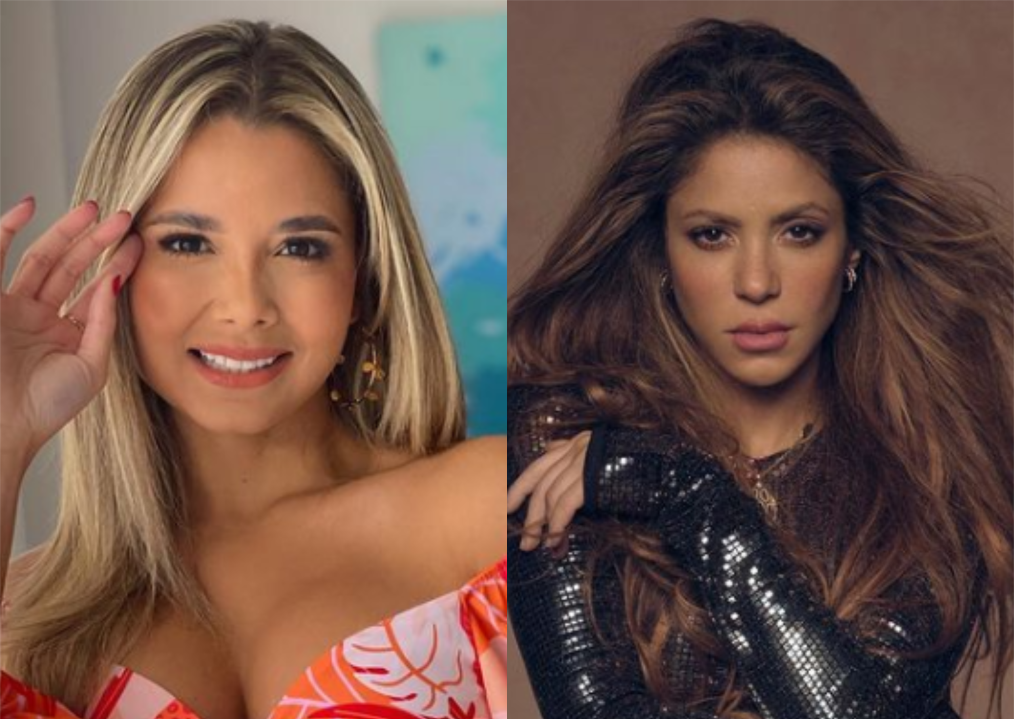 Melissa Martínez y Shakira