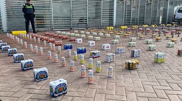 Más de 1.400 botellas de licor adulterado fueron incautadas en Ciudad Bolívar