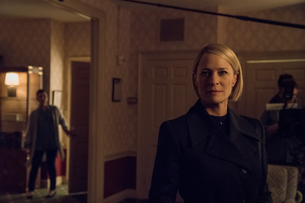 Ante estreno de «House of Cards», Robin Wright se aleja del caso Kevin Spacey