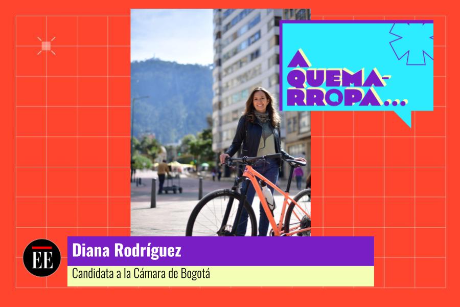 A Quemarropa con Diana Rodríguez, candidata a la Cámara de Bogotá