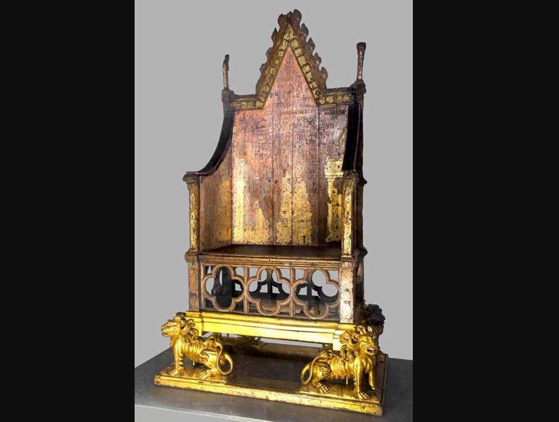 El trono de Eduardo I.
