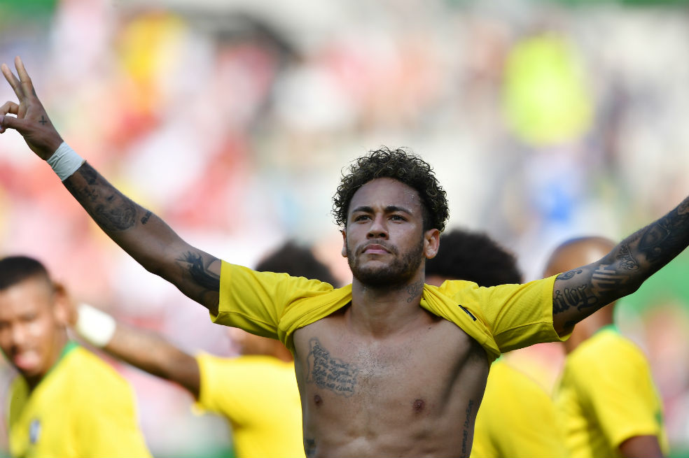 Con Neymar titular, Brasil golea 3-0 a Austria en último amistoso antes de Rusia-2018