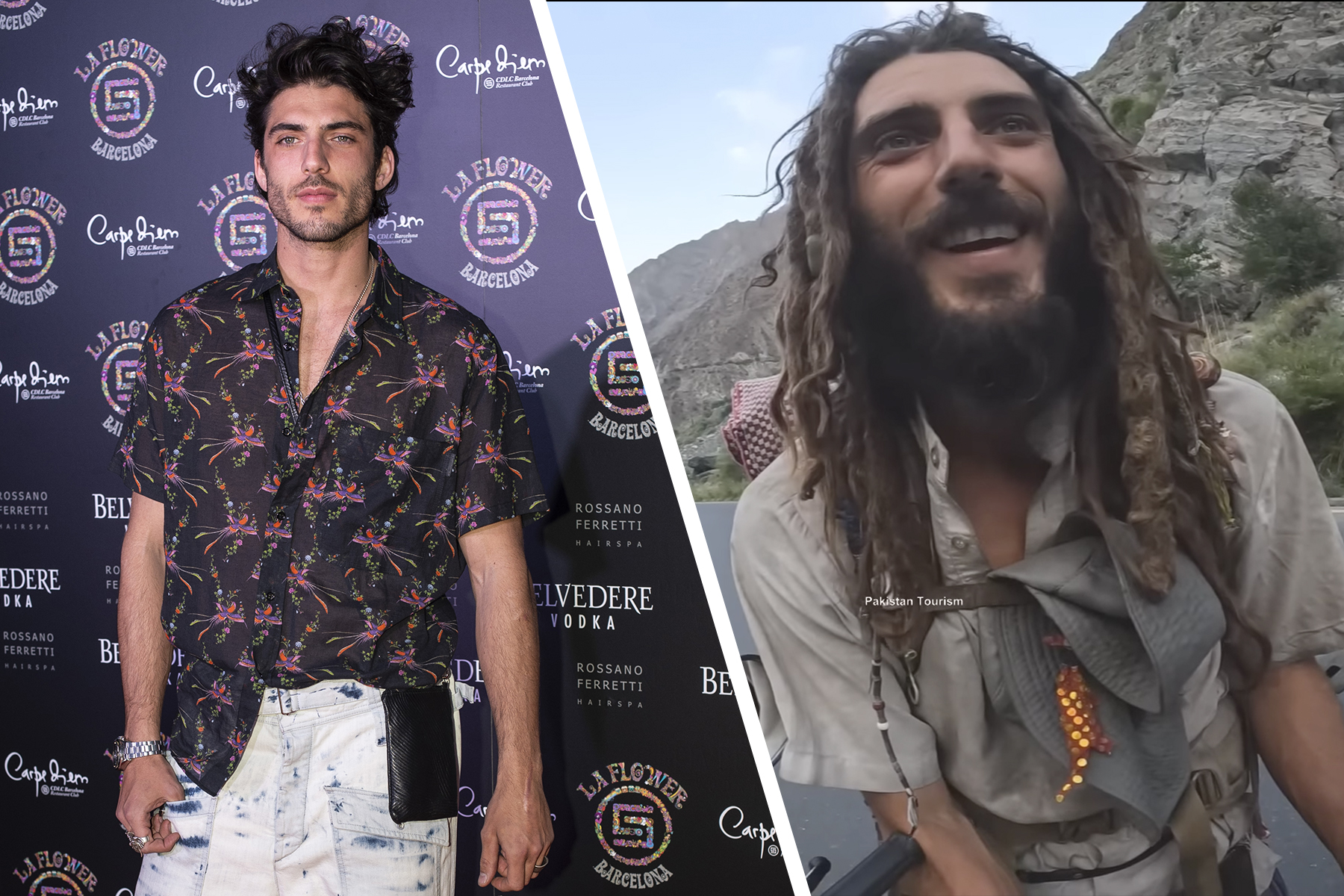Axel Pons antes y ahora: modelo dejó su carrera para caminar por el mundo descalzo