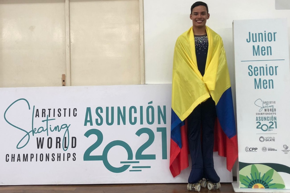 Brayan Carreño, bailarín sobre ruedas y campeón mundial