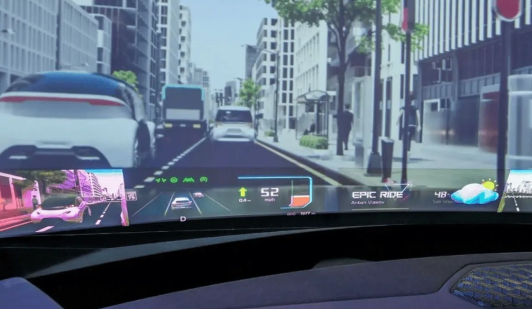 Hyundai presenta en el CES 2025 una pantalla holográfica de visualización frontal