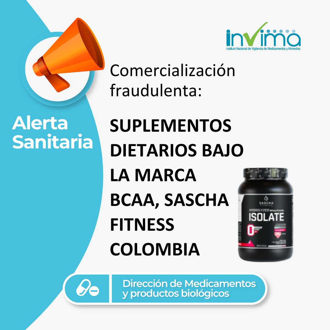 Productos de la marca Sascha Fitness no cuentan con registro sanitario del Invima