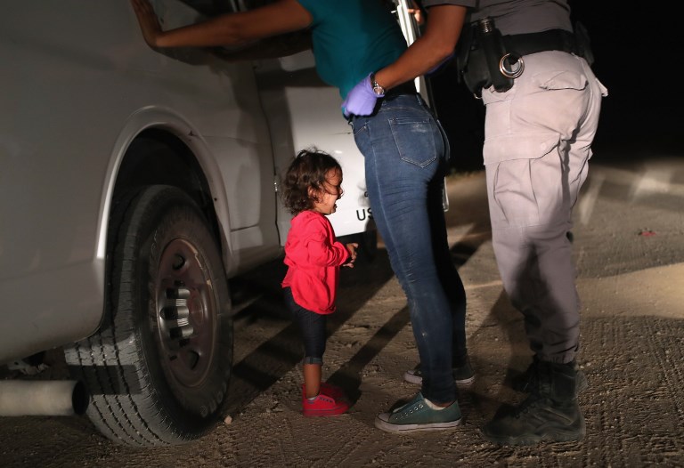La separación de niños y jóvenes en la frontera ha sido una de las políticas más cuestionadas de la era Trump. / AFP