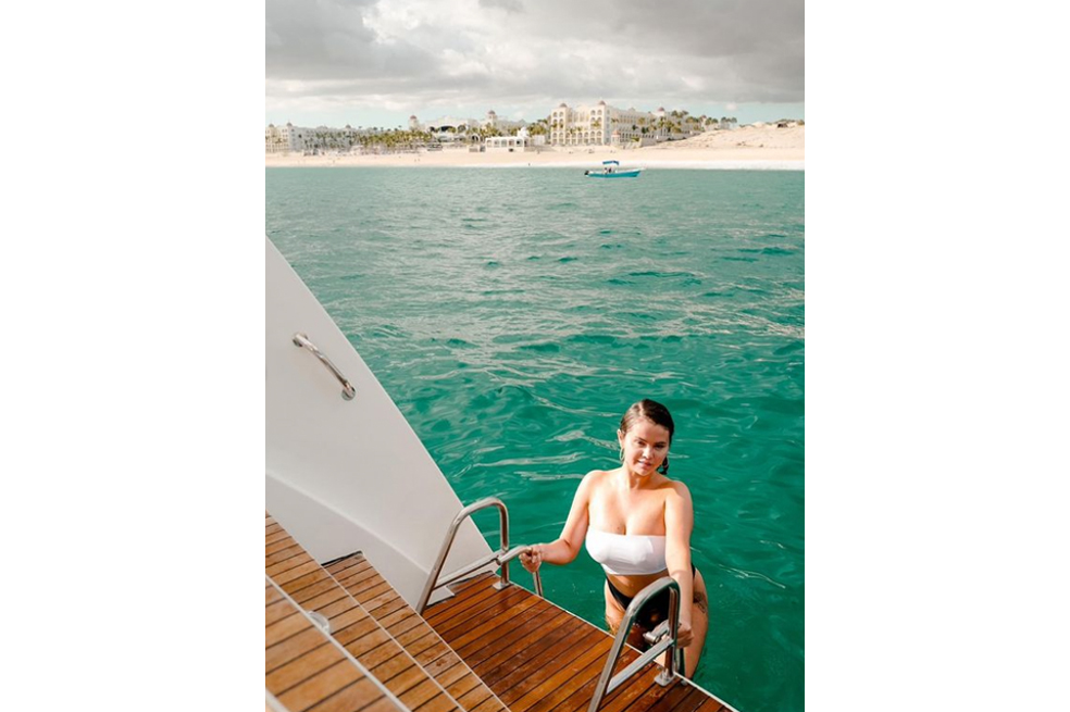Selena Gómez disfrutó con sus amigos durante las vacaciones.