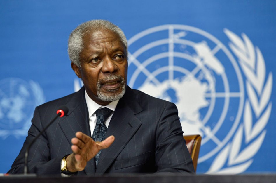 EE.UU. culpa a Rusia y China por renuncia de Kofi Annan