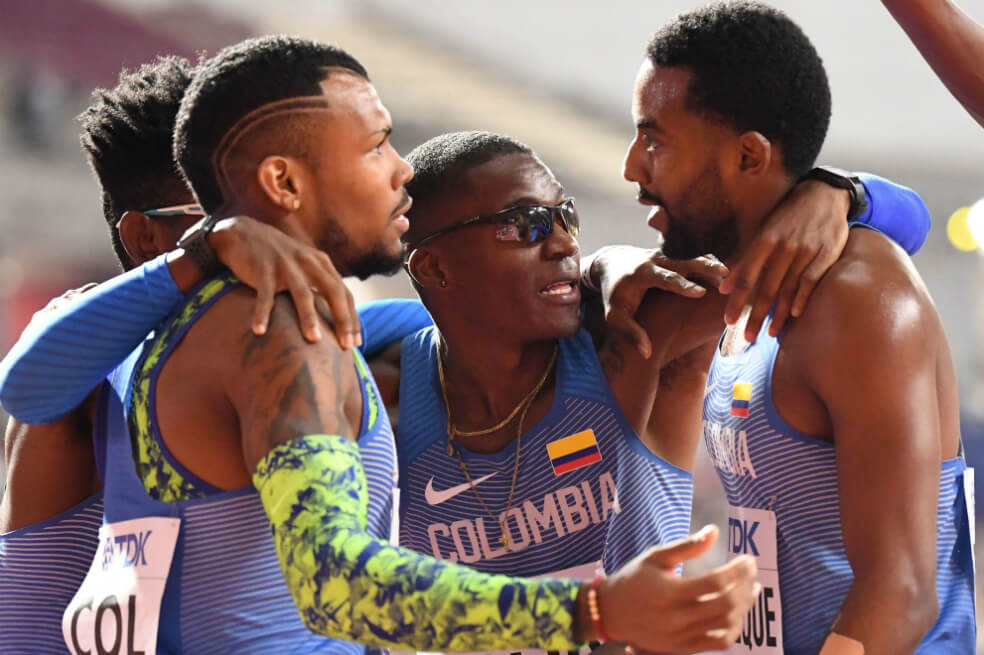 ¡Histórico, Colombia clasificó a la final de la posta de 4×400 en Doha 2019!