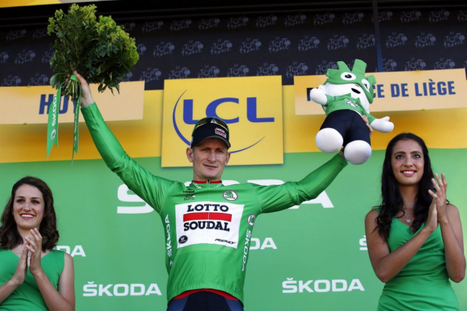 Andre Greipel (Lotto Soudal) ganó la quinta etapa del Tour de Francia. Foto: AFP