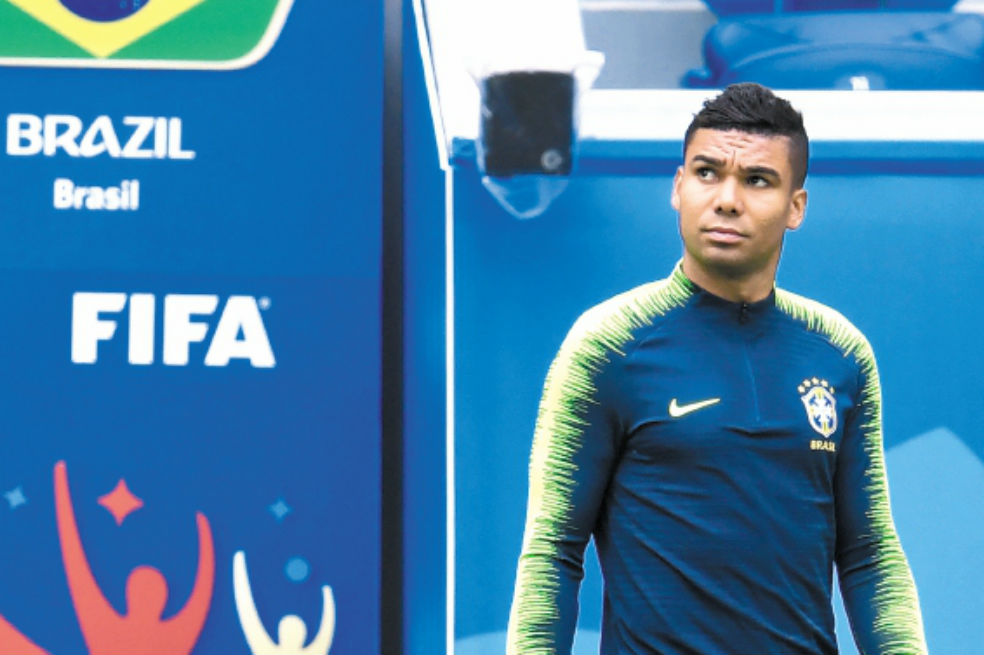 Casemiro es el sargento de la selección de Brasil