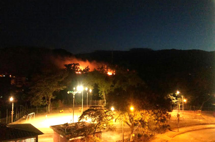Tres incendios se presentaron al oeste de Cali