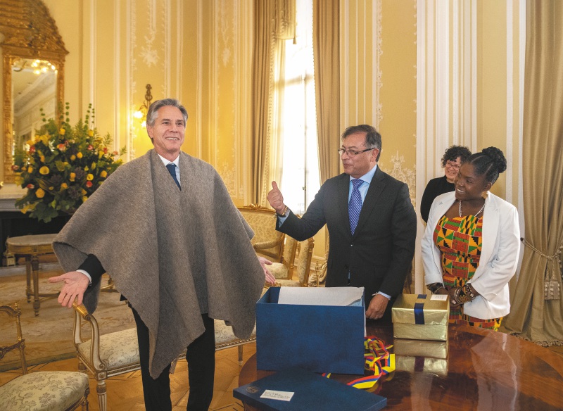 En Fotos: Así fue el primer día de la visita de Antony Blinken