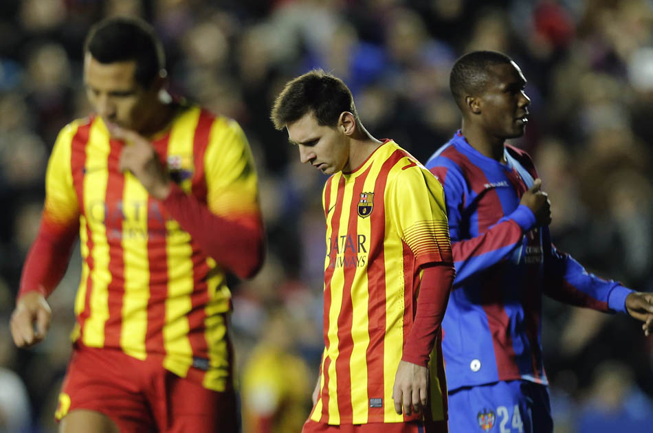 Levante sorprendió y empató con el Barcelona