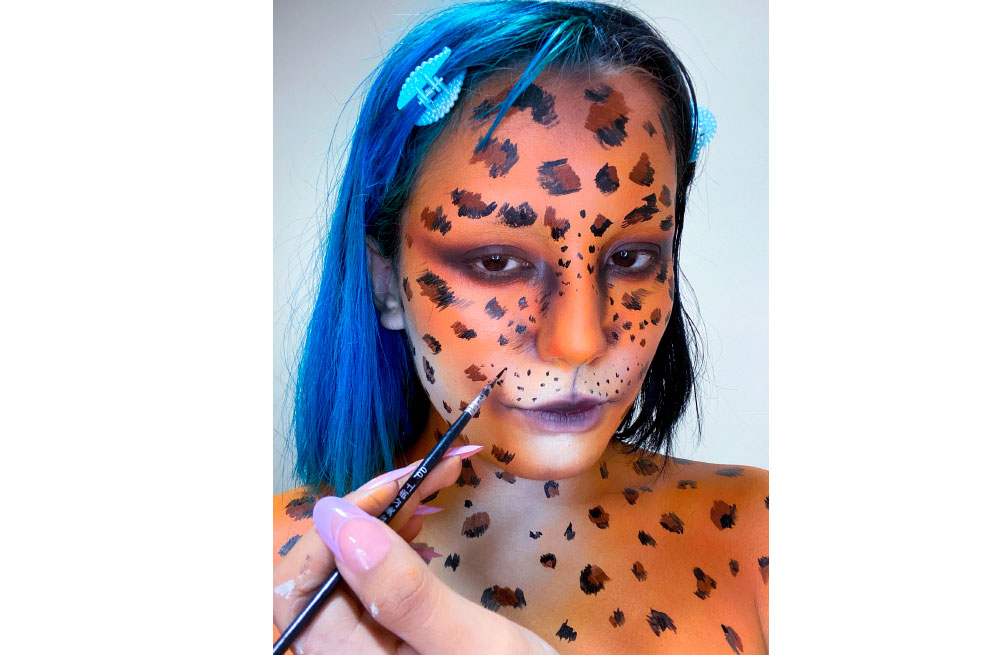 Maquillaje de Leopardo para Halloween