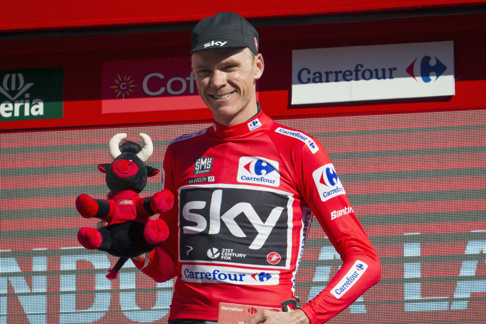 Froome: «No me esperaba acabar de rojo tan rápido»