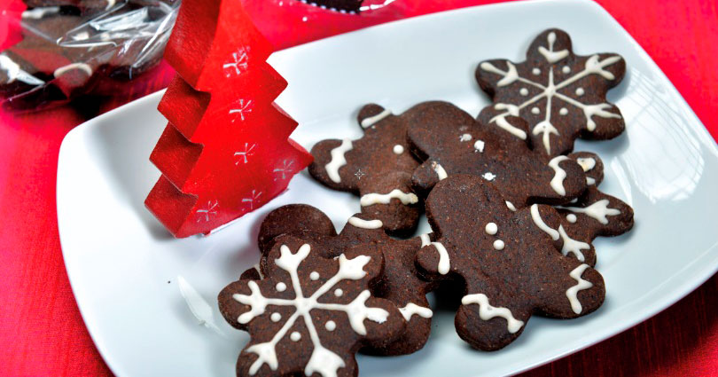 Galletas de jengibre para celebrar la noche buena