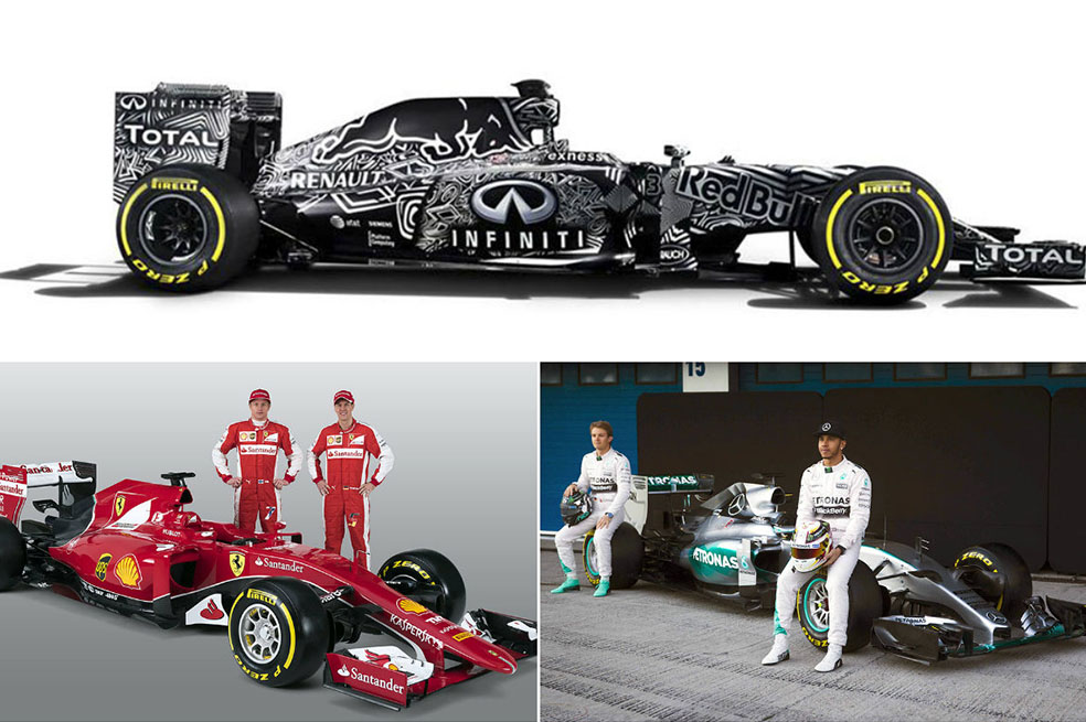 Los nuevos monoplazas para la temporada 2015 de la F1