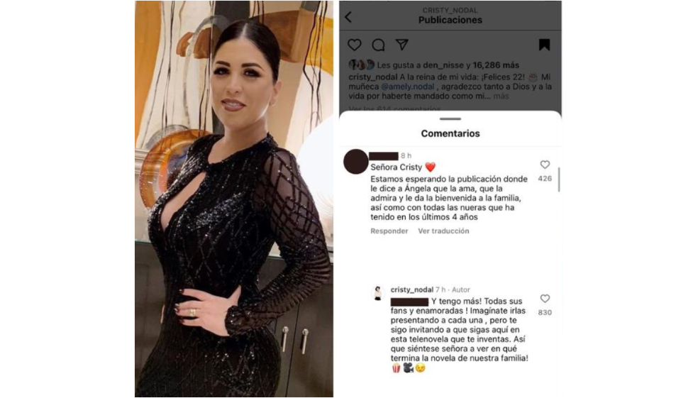 Mamá de Christian Nodal desató fuerte polémica ¿Se puso del lado de Cazzu?