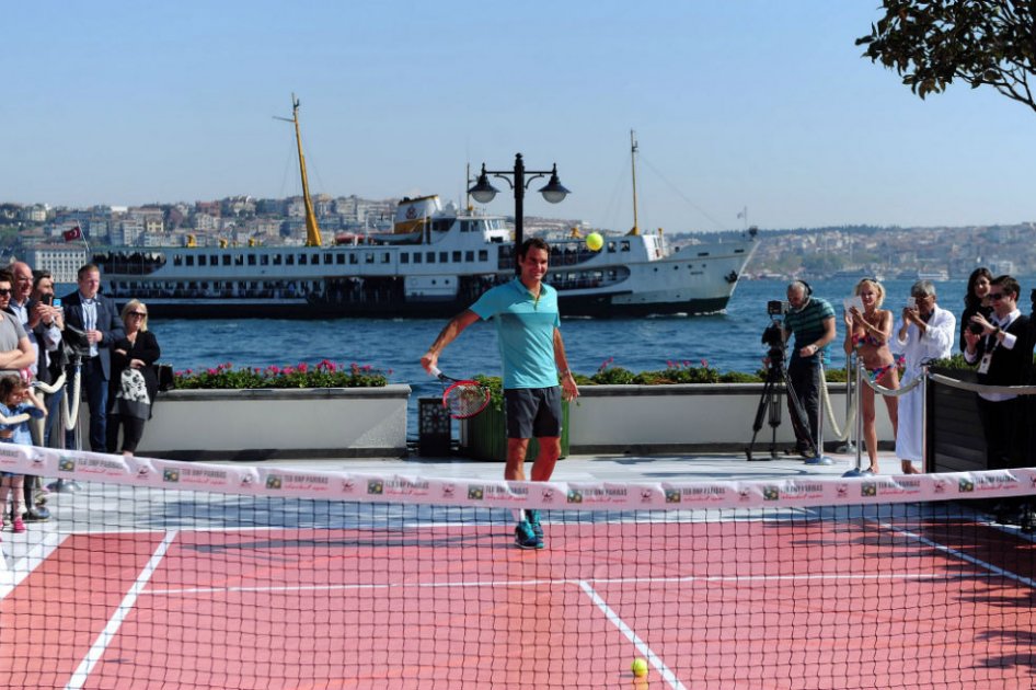 Roger Federer debutará en octavos de final del Abierto de Estambul. Foto: AFP