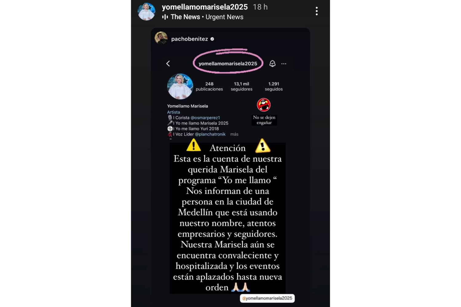 Esposo de ‘Yo me llamo Marisela’, quien salió de UCI, hizo grave denuncia pública