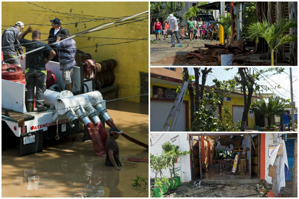 Destrucción, tristeza y desolación: un día después del Huracán Patricia