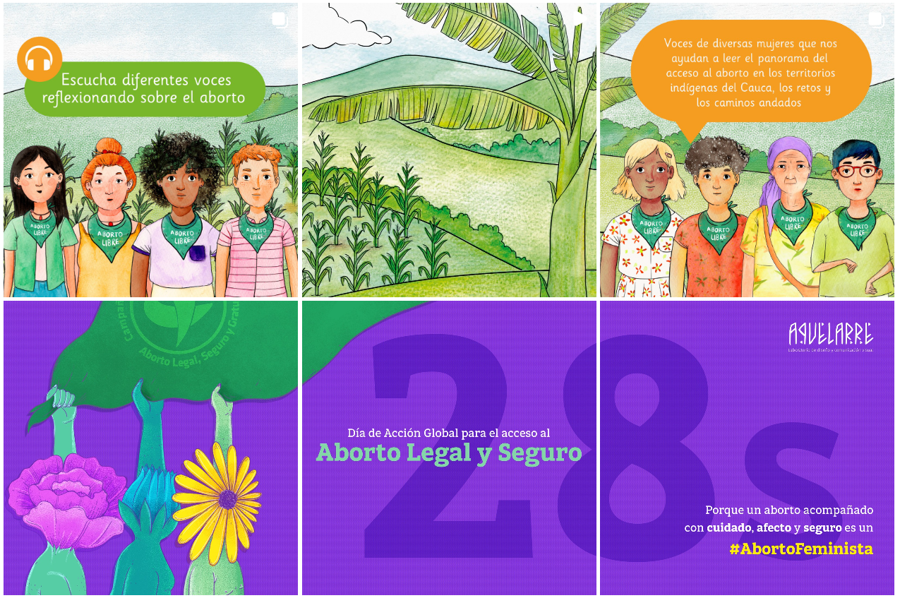 Aquelarre, el laboratorio de diseño en Cauca que educa sobre derechos reproductivos
