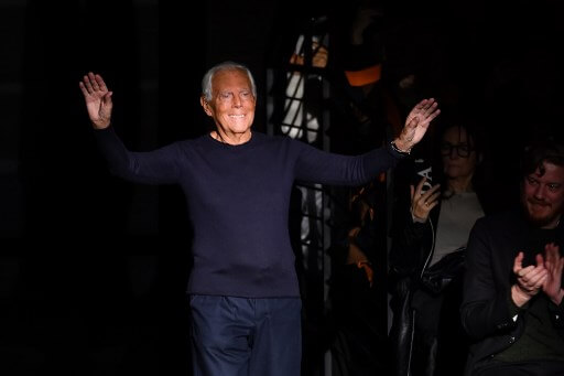 El diseñador Giorgio Armani defiende una moda sin tendencias