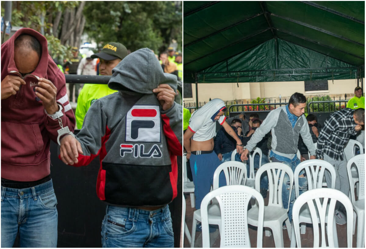 Capturan a 175 personas en Bogotá por hurto en todas sus modalidades
