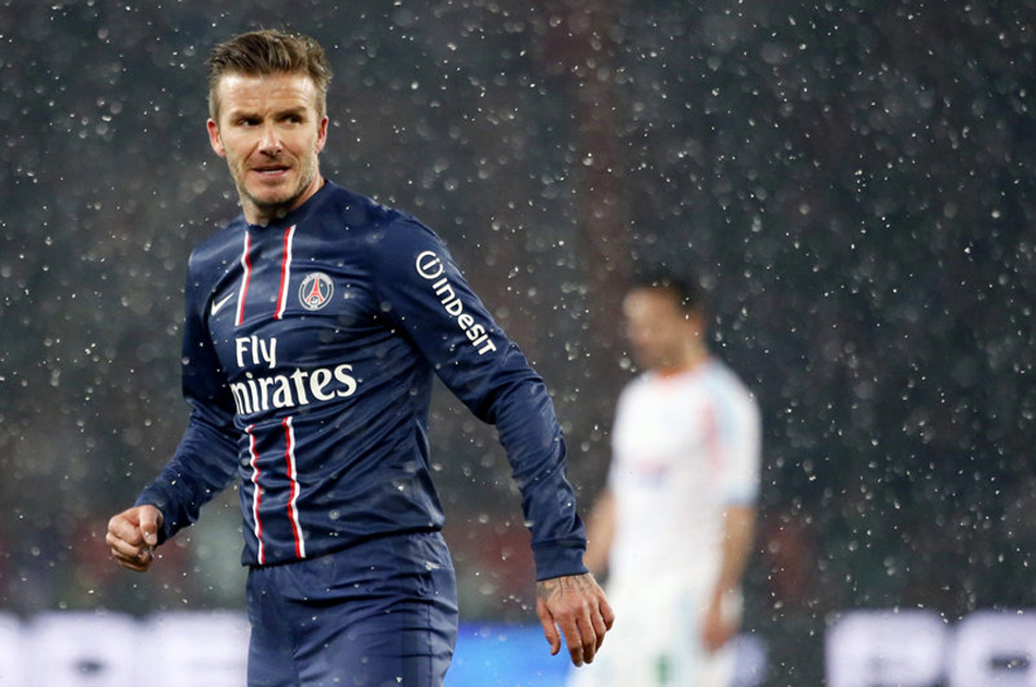 David Beckham afronta un futuro incierto en el París Saint-Germain