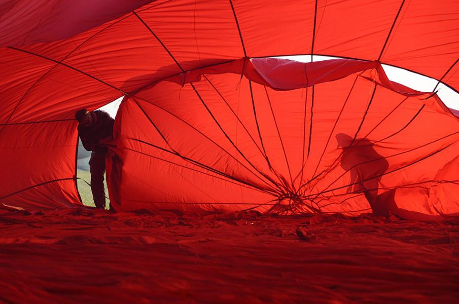 Fotos del primer día del festival de globos Lorraine Mondial en Francia