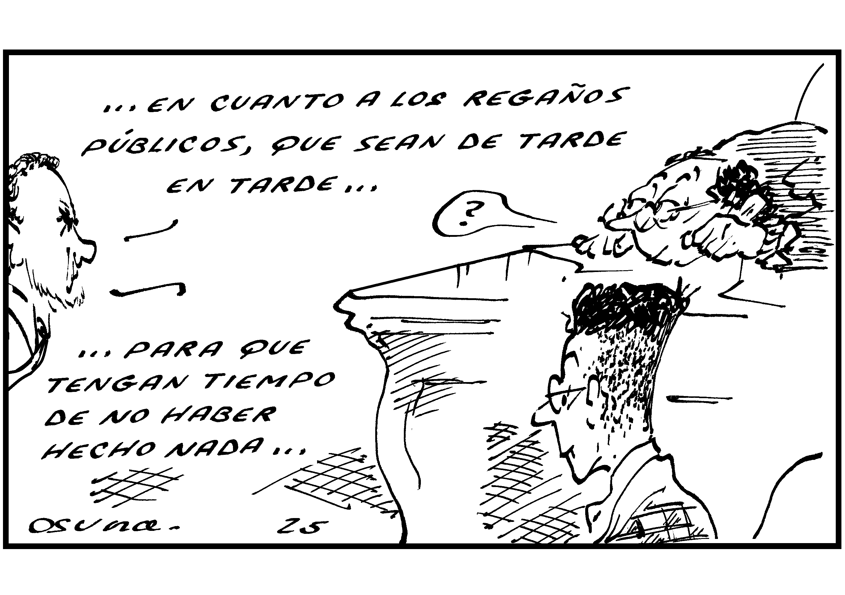 Sugiriéndole al jefe