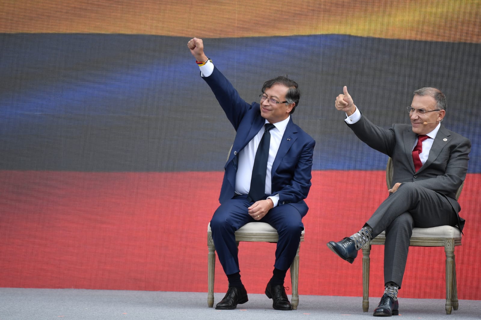 En imágenes: así fue la posesión presidencial de Gustavo Petro