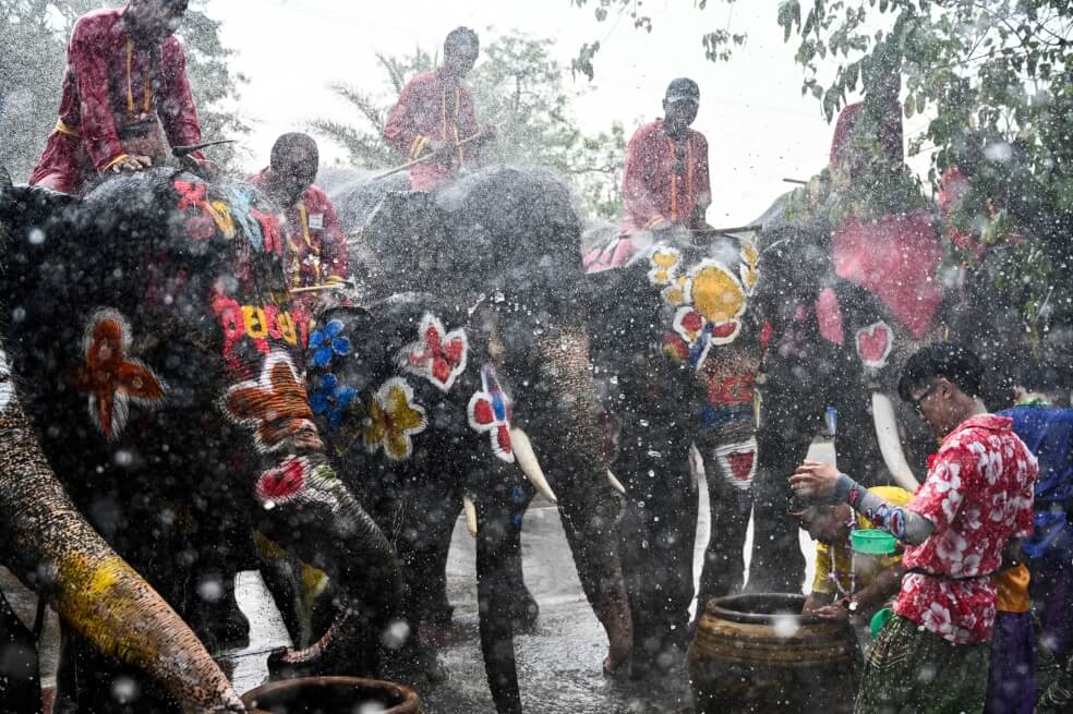 En fotos: así celebró Tailandia el comienzo de la fiesta del agua