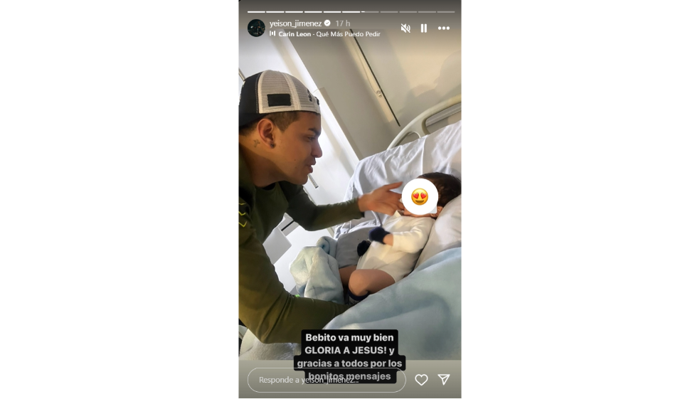 Yeison Jiménez dio nuevo reporte sobre la salud de su hijo ¿Ya salió de UCI?