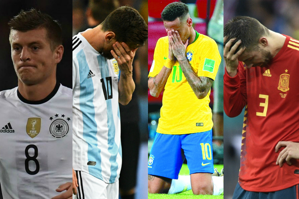 Estas fueron las decepciones del Mundial de Rusia