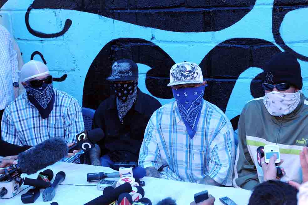 Los líderes de la M – 18 se pronunicaron en la cárcel Sampedrano de San Pedro Sula (Honduras). / EFE