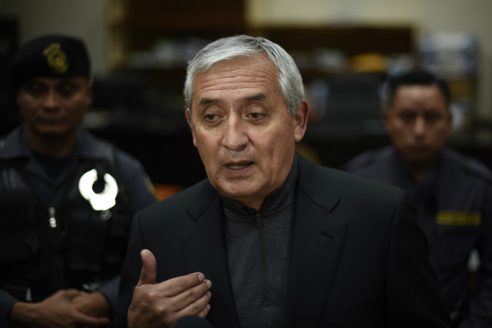 Otto Pérez, expresidente de Guatemala enfrentará juicio por corrupción