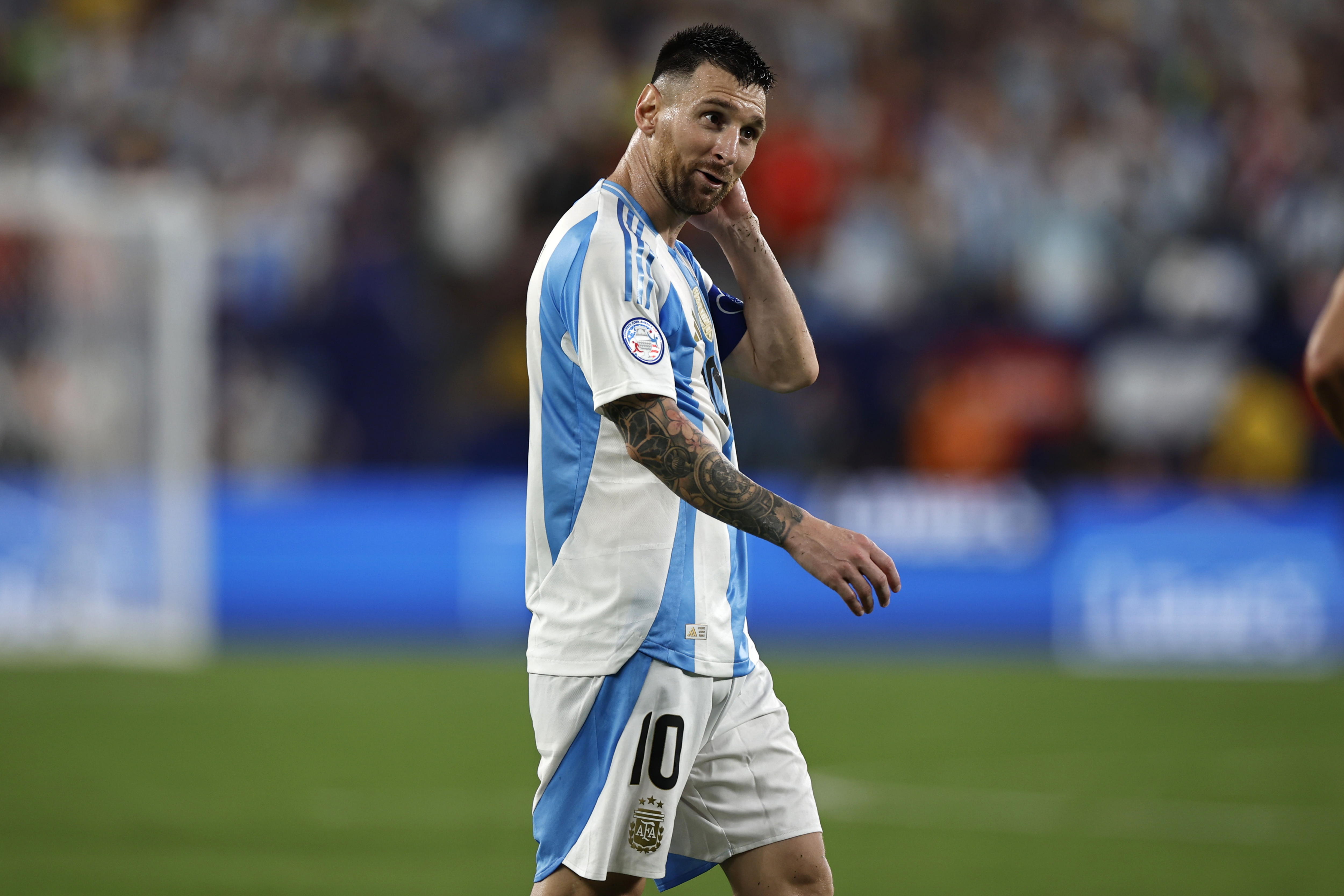 Lionel Messi volvió a entrenar tras su lesión en la final de la Copa América