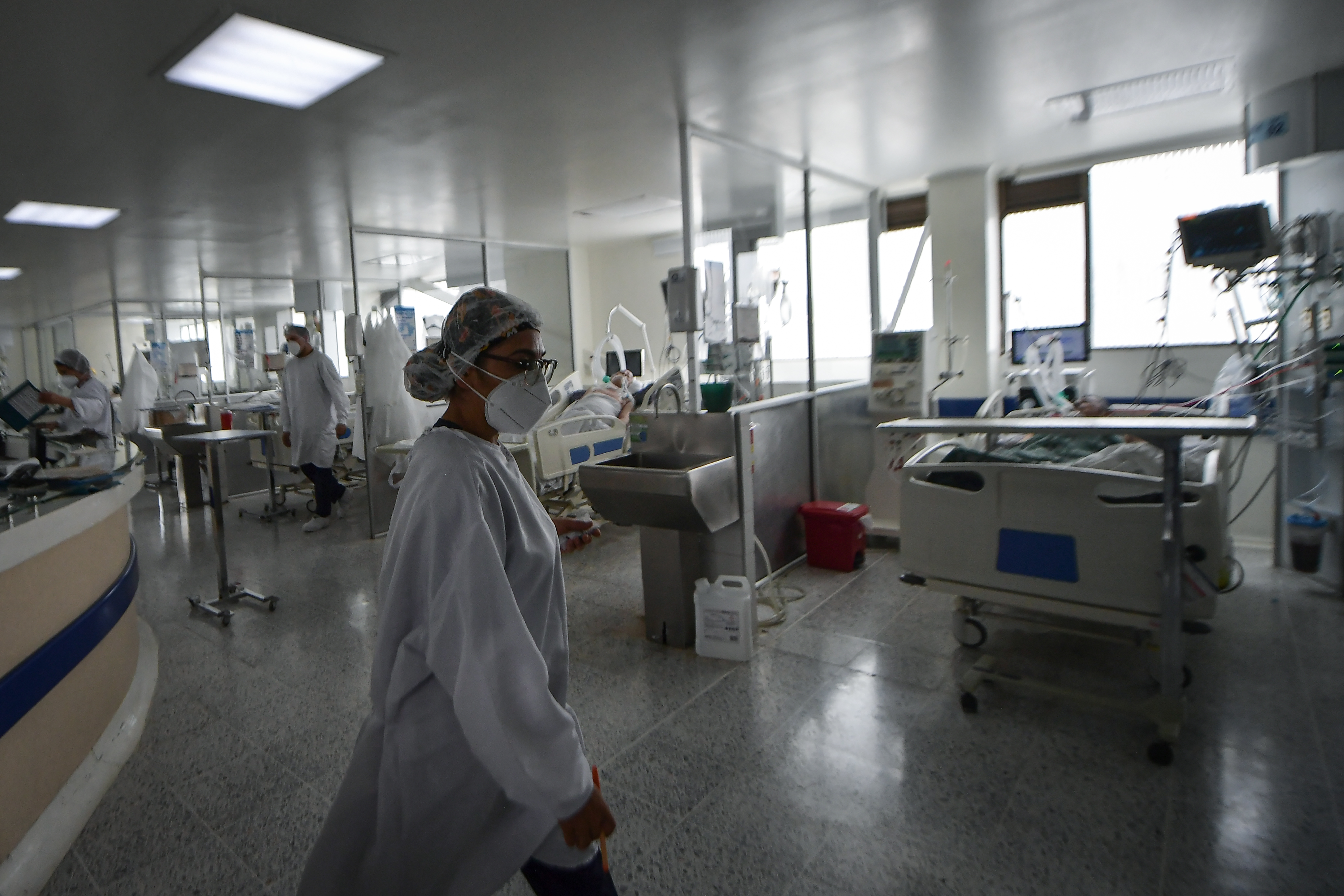 Unidad de cuidados intensivos UCI de este hospital ubicado al sur de Bogotá