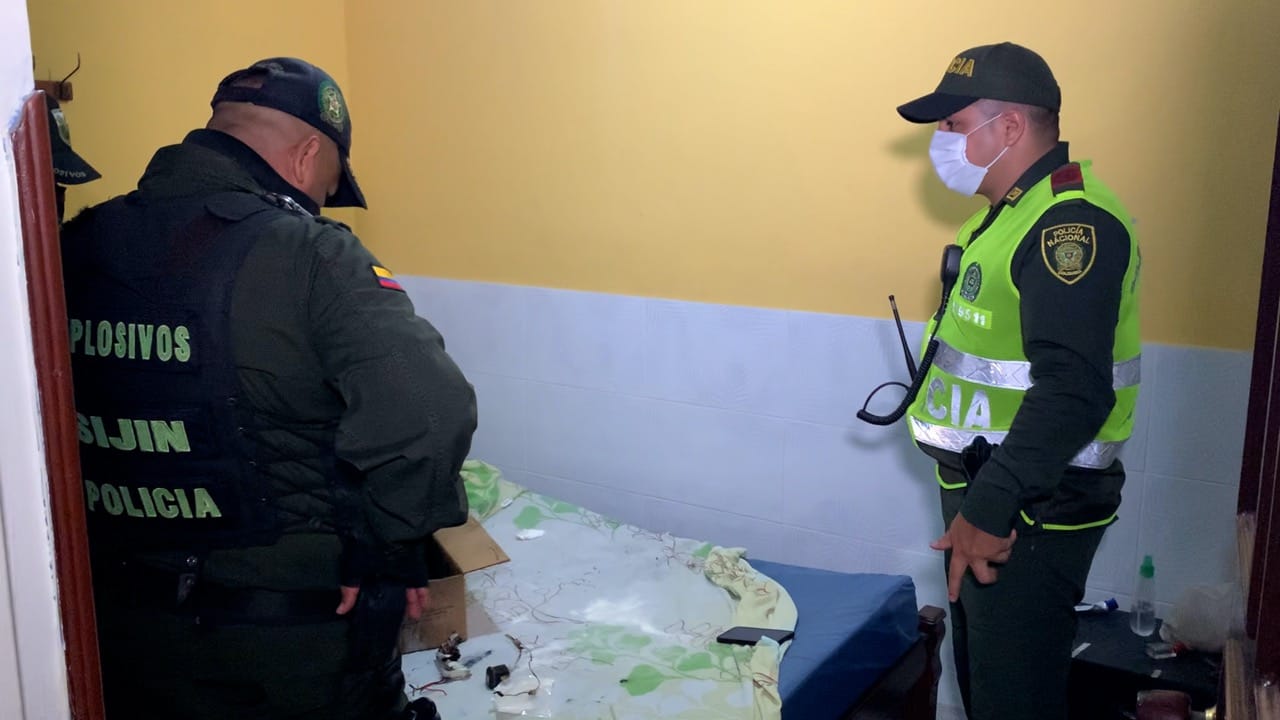 Capturan joven por posesión de explosivos en Bucaramanga